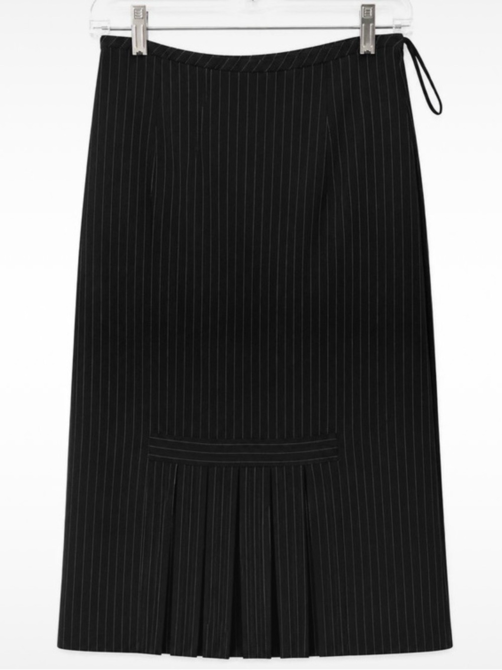 Tahari Black Pinstripe Blazer and Skirt Set - Picture 3 of 3